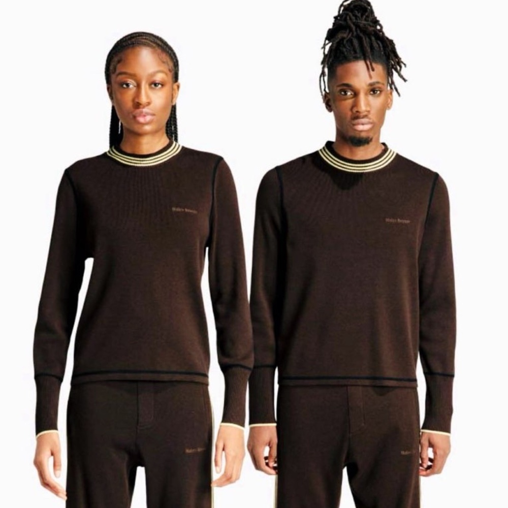 adidas × Wales Bonner Brown Knit Sweater